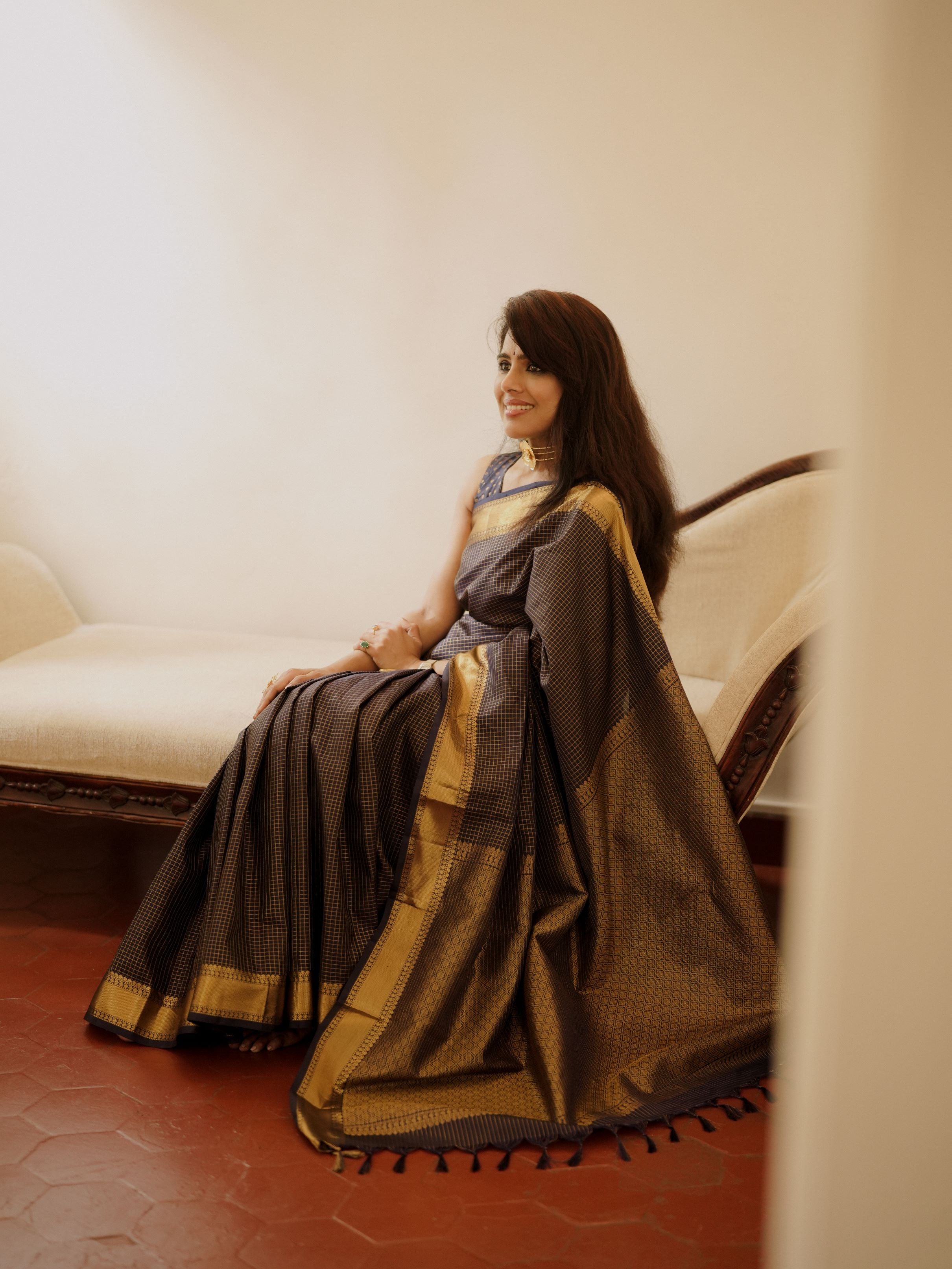 Blue Classic Kanjivaram