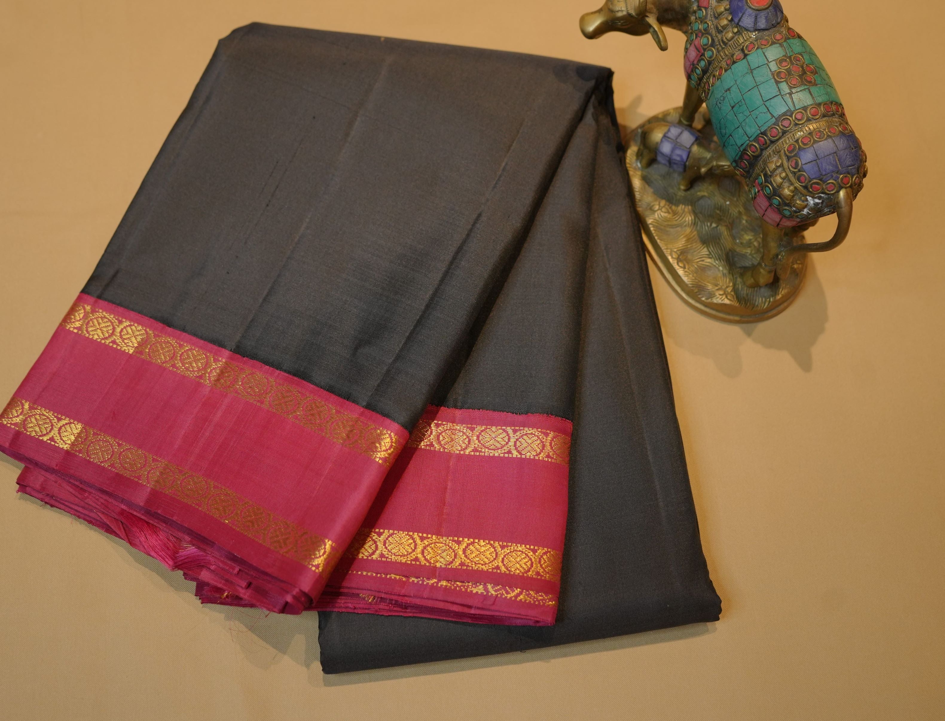 Black Kanjivaram