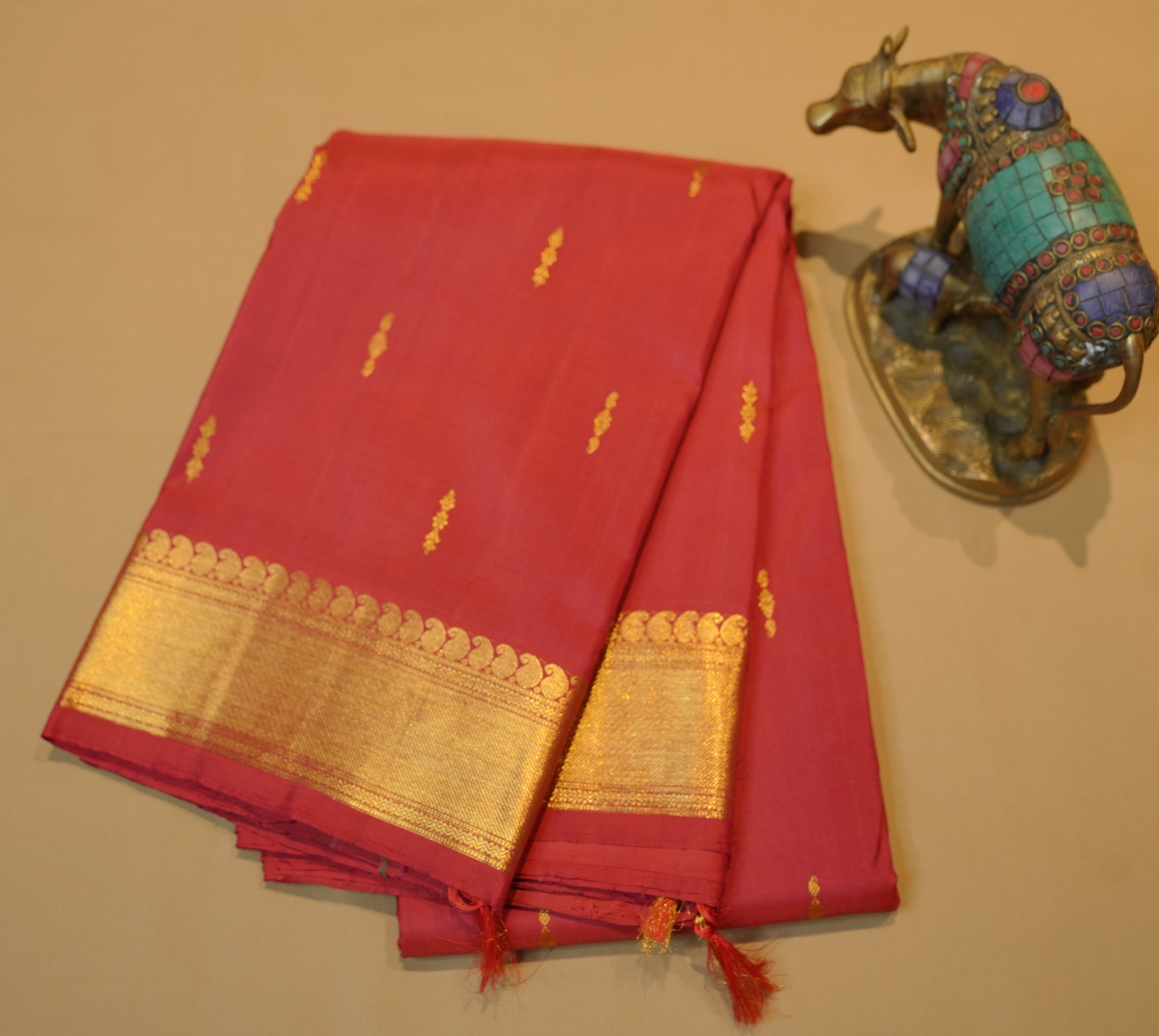 Chili Red Kanjivaram