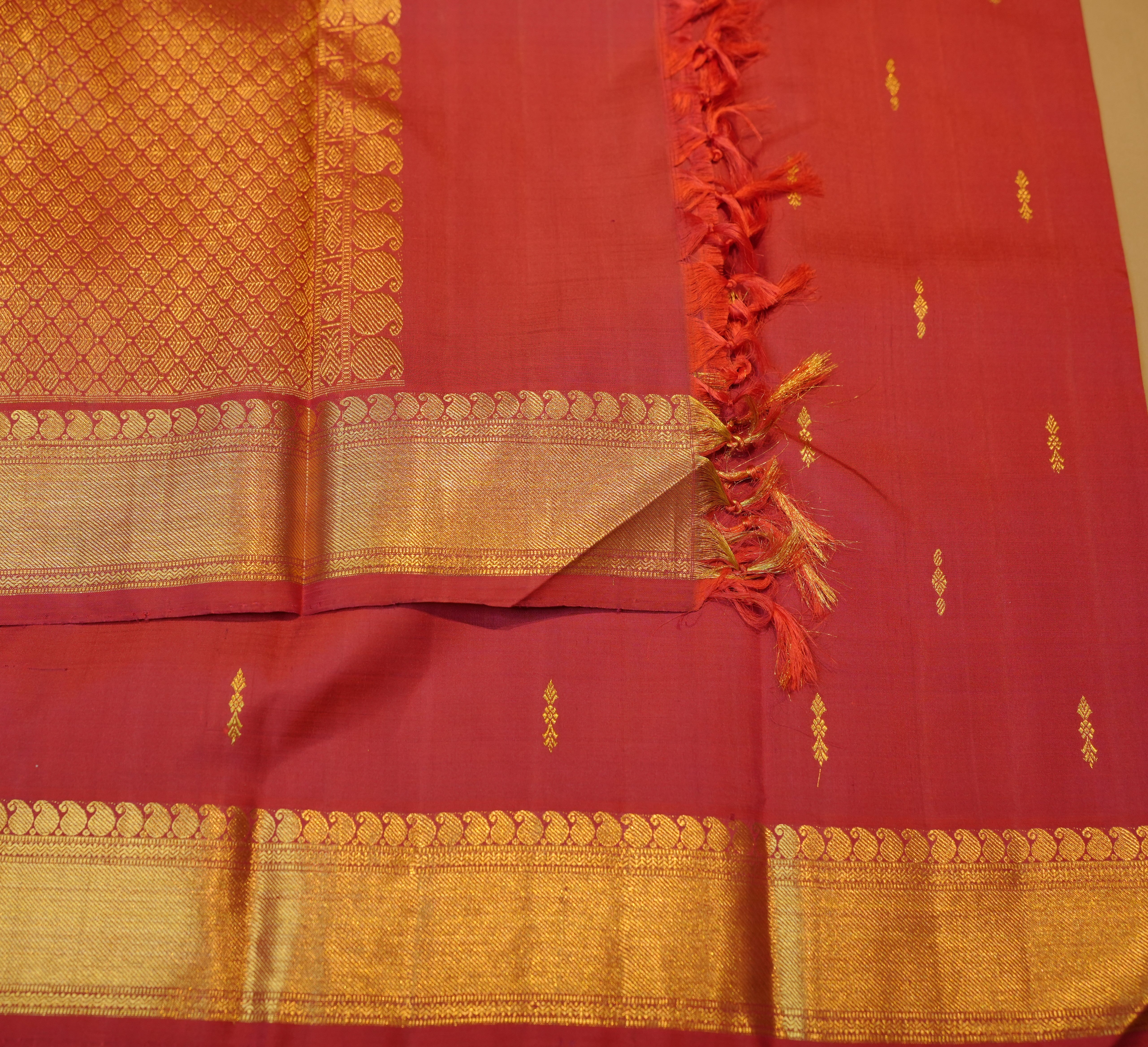 Chili Red Kanjivaram