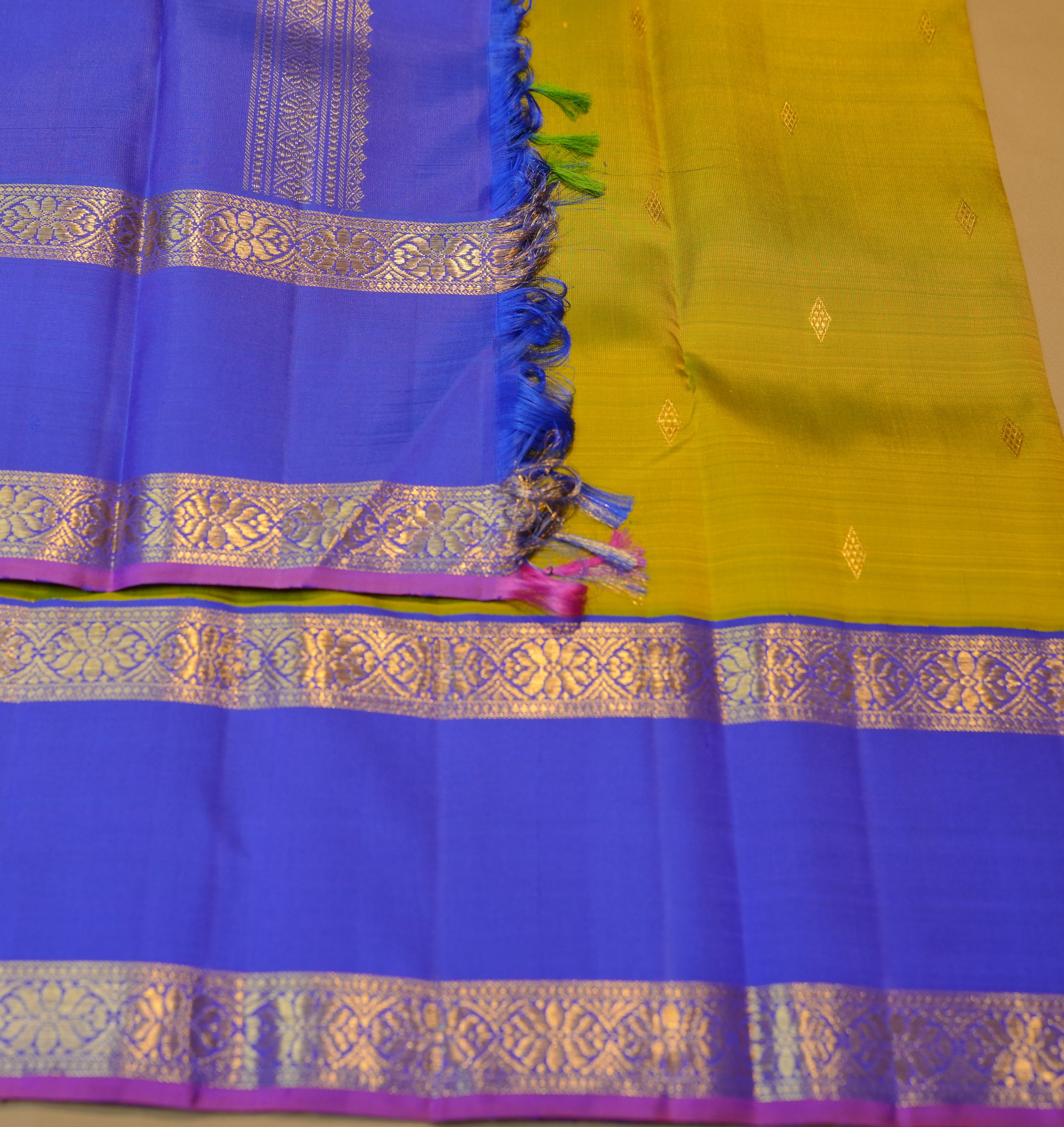 Mehandi Yellow and Blue