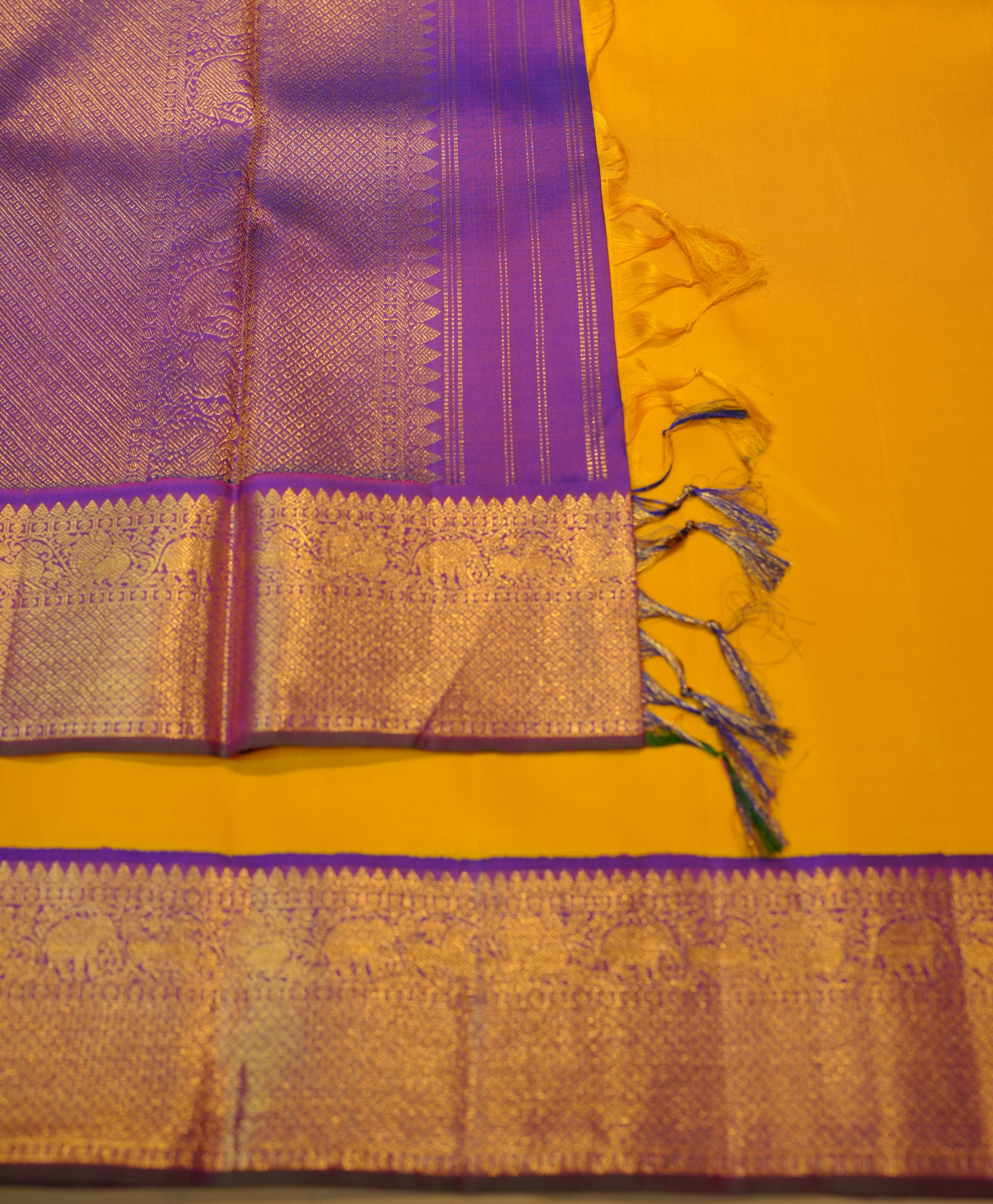 Purple and Yellow