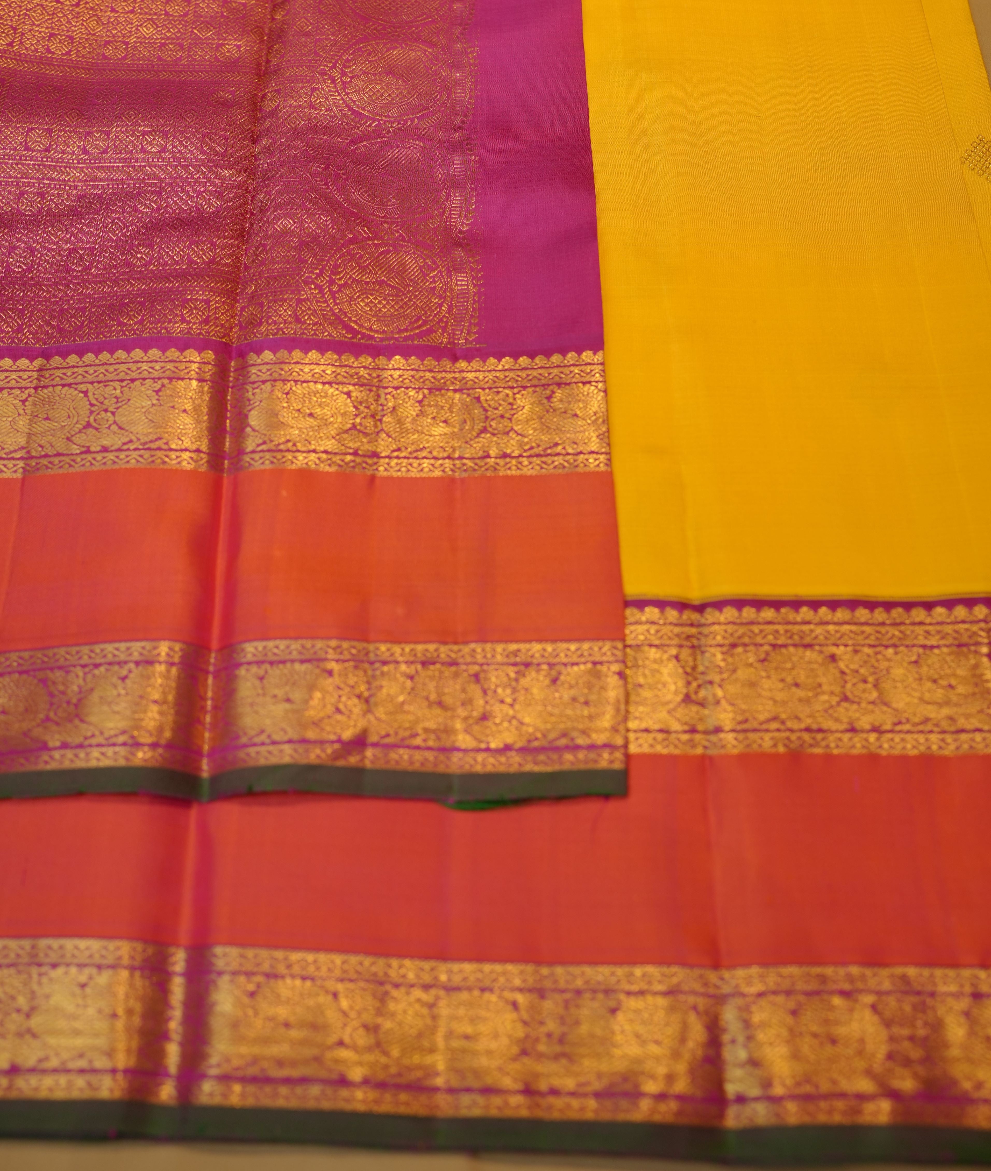 Yellow Kanjivaram