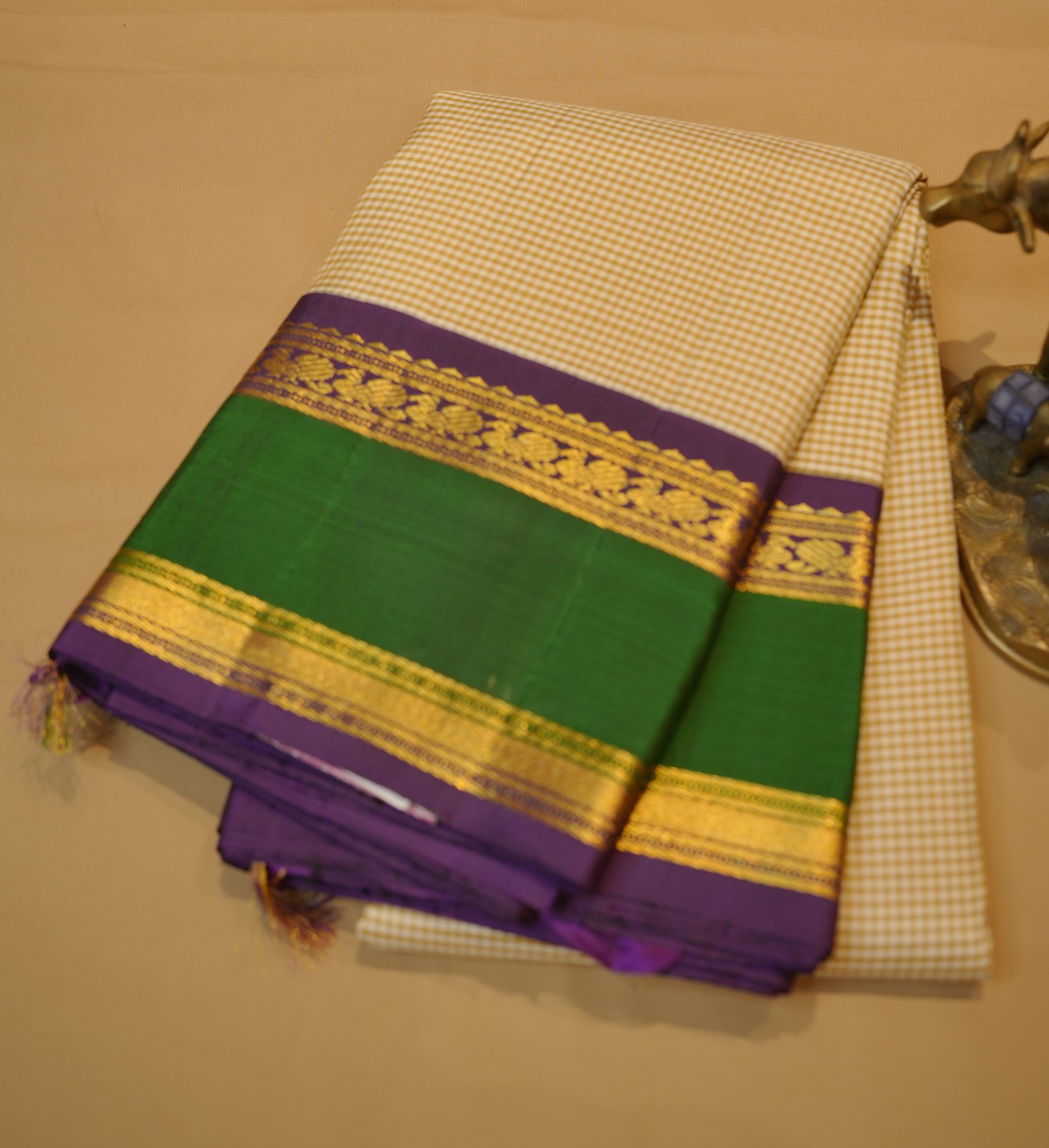 Off White Kanjivaram