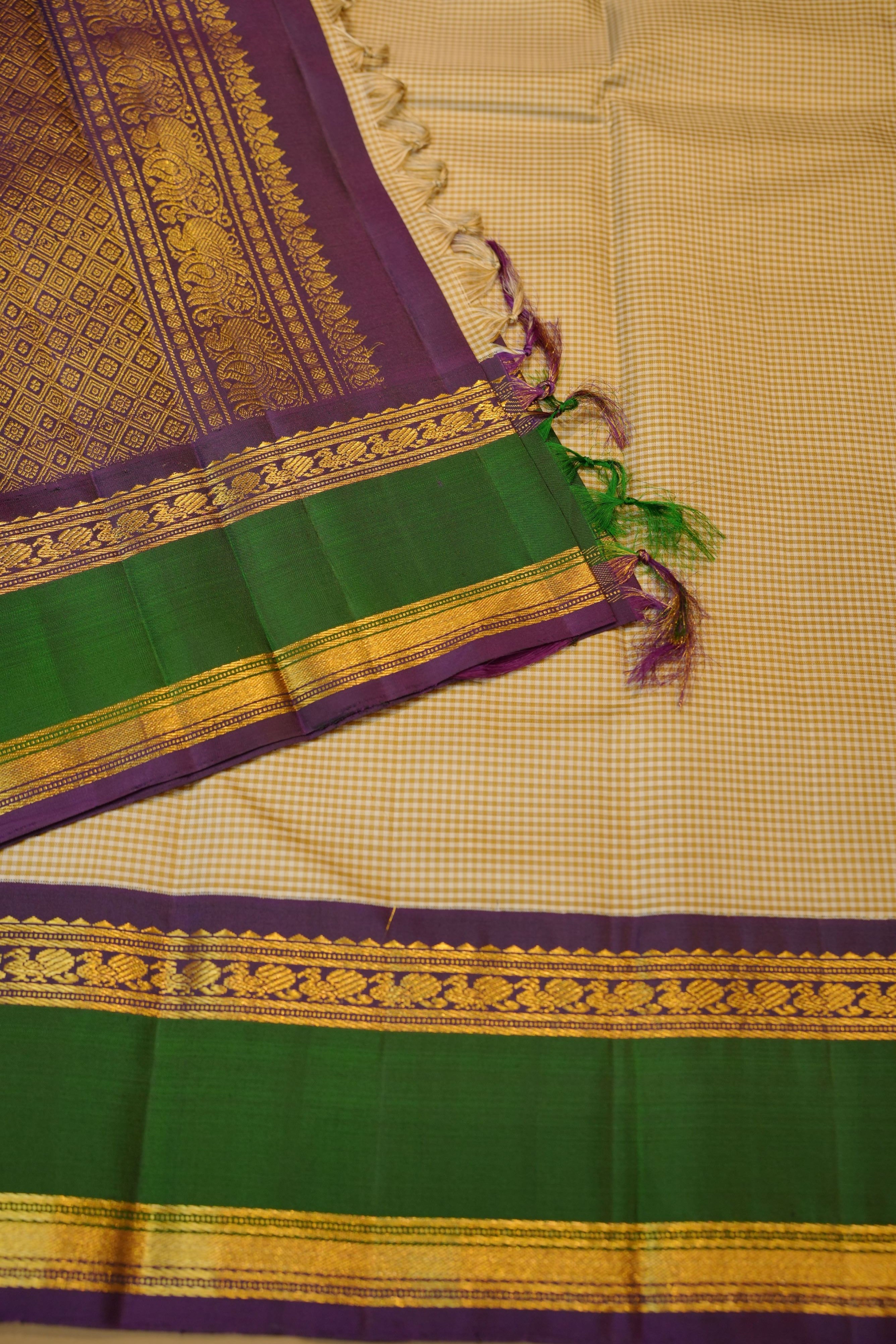 Off White Kanjivaram
