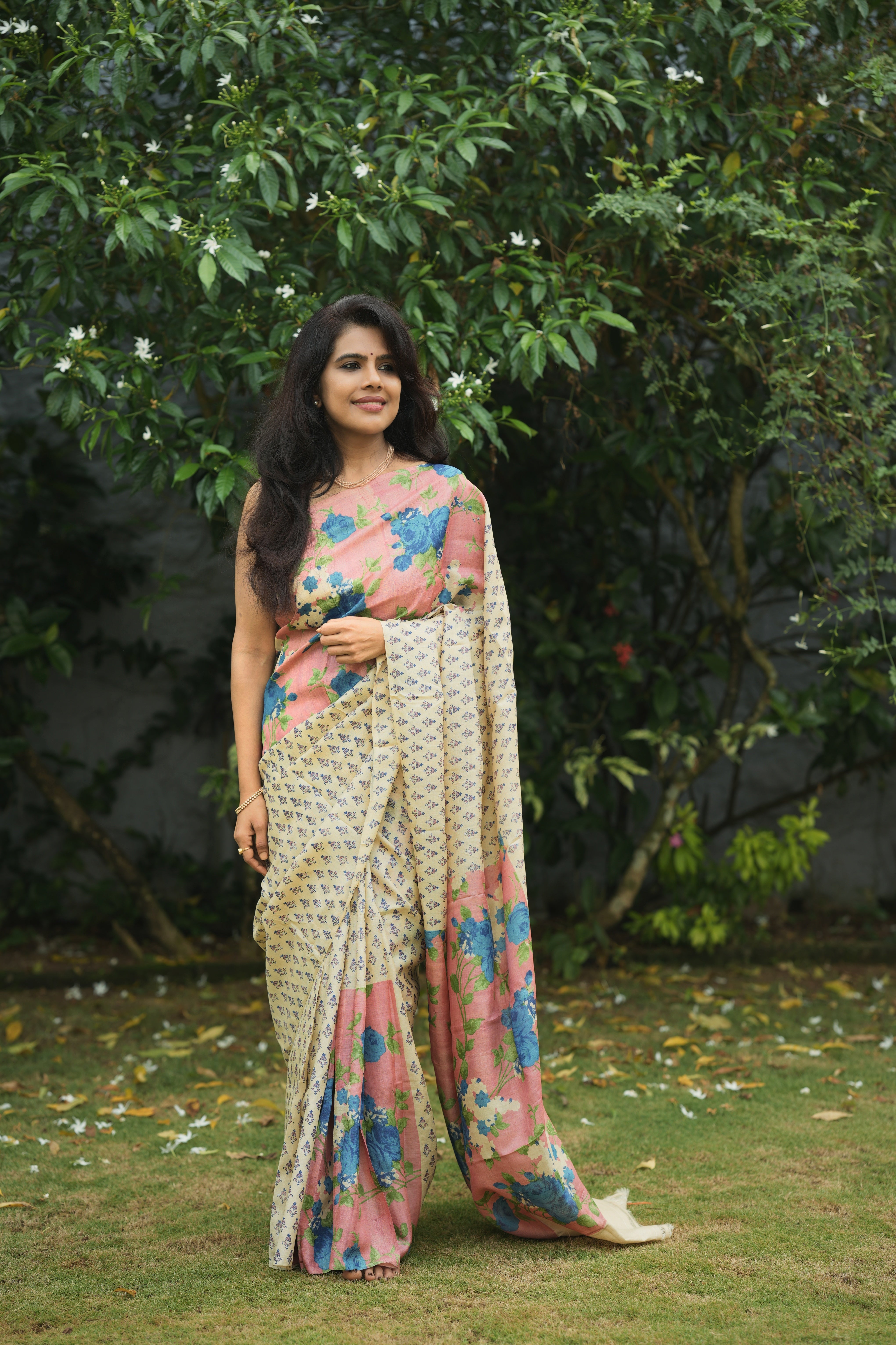 Floral Box Saree