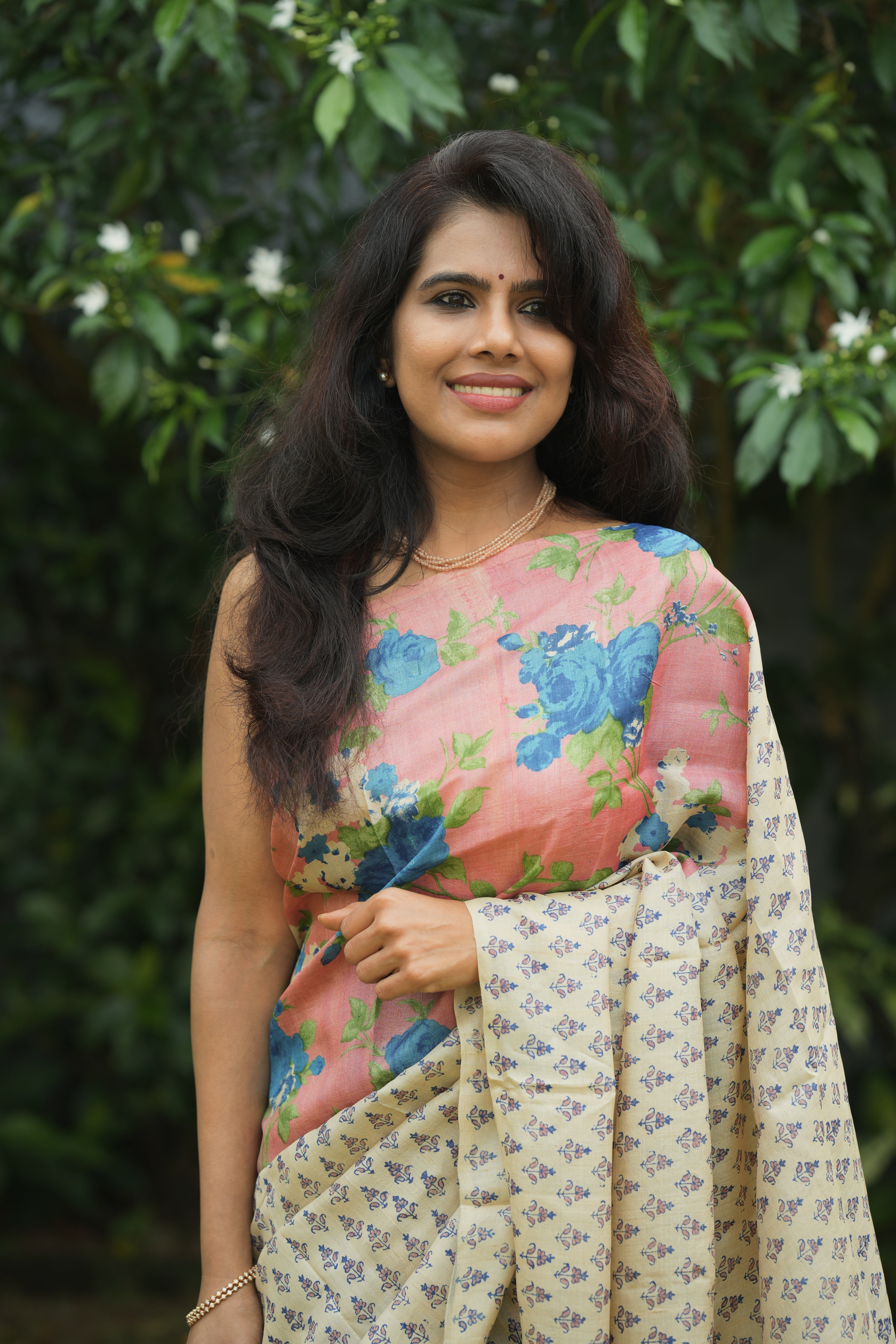 Floral Box Saree