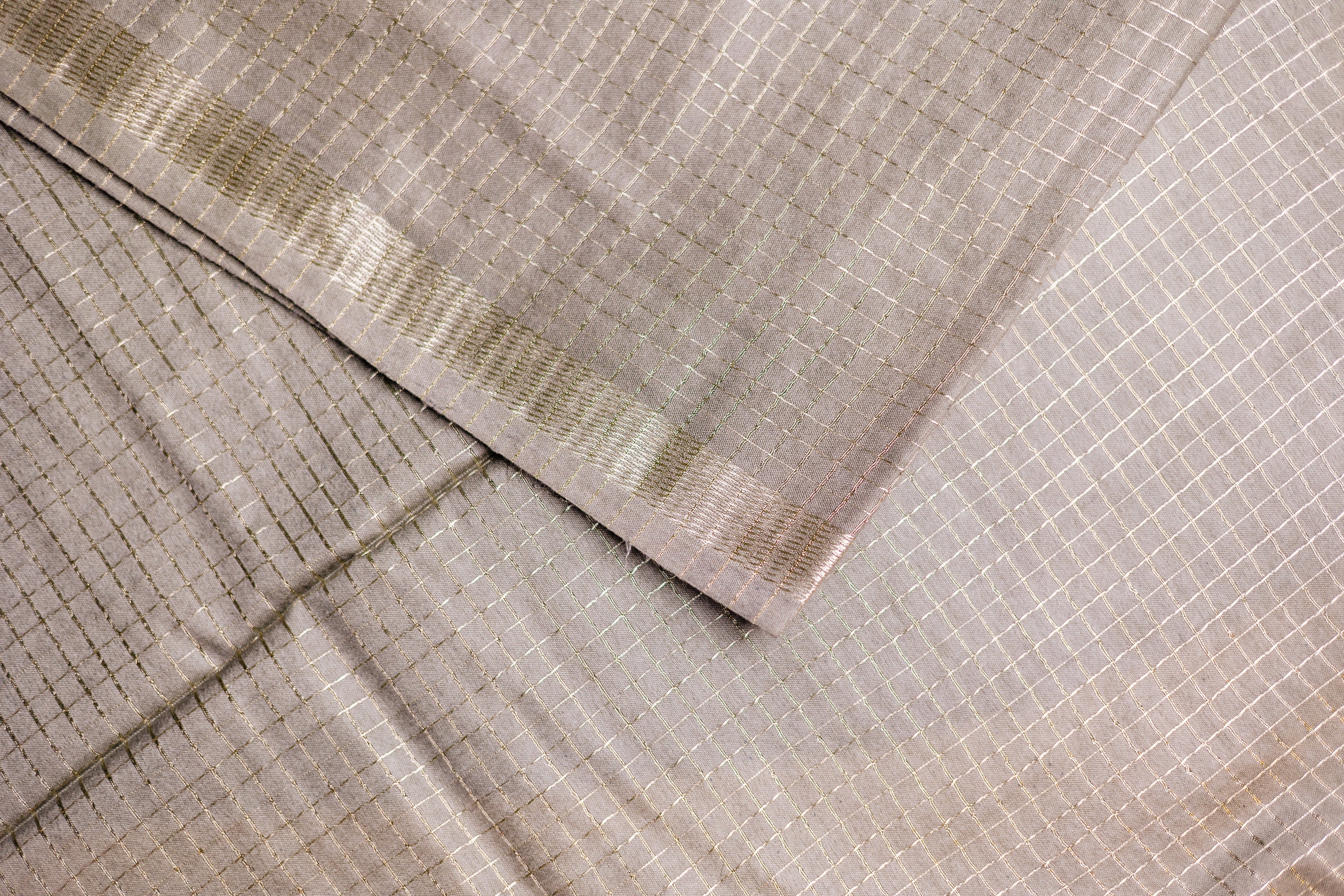 Matka Tussar Saree with Kalamkari Blouse