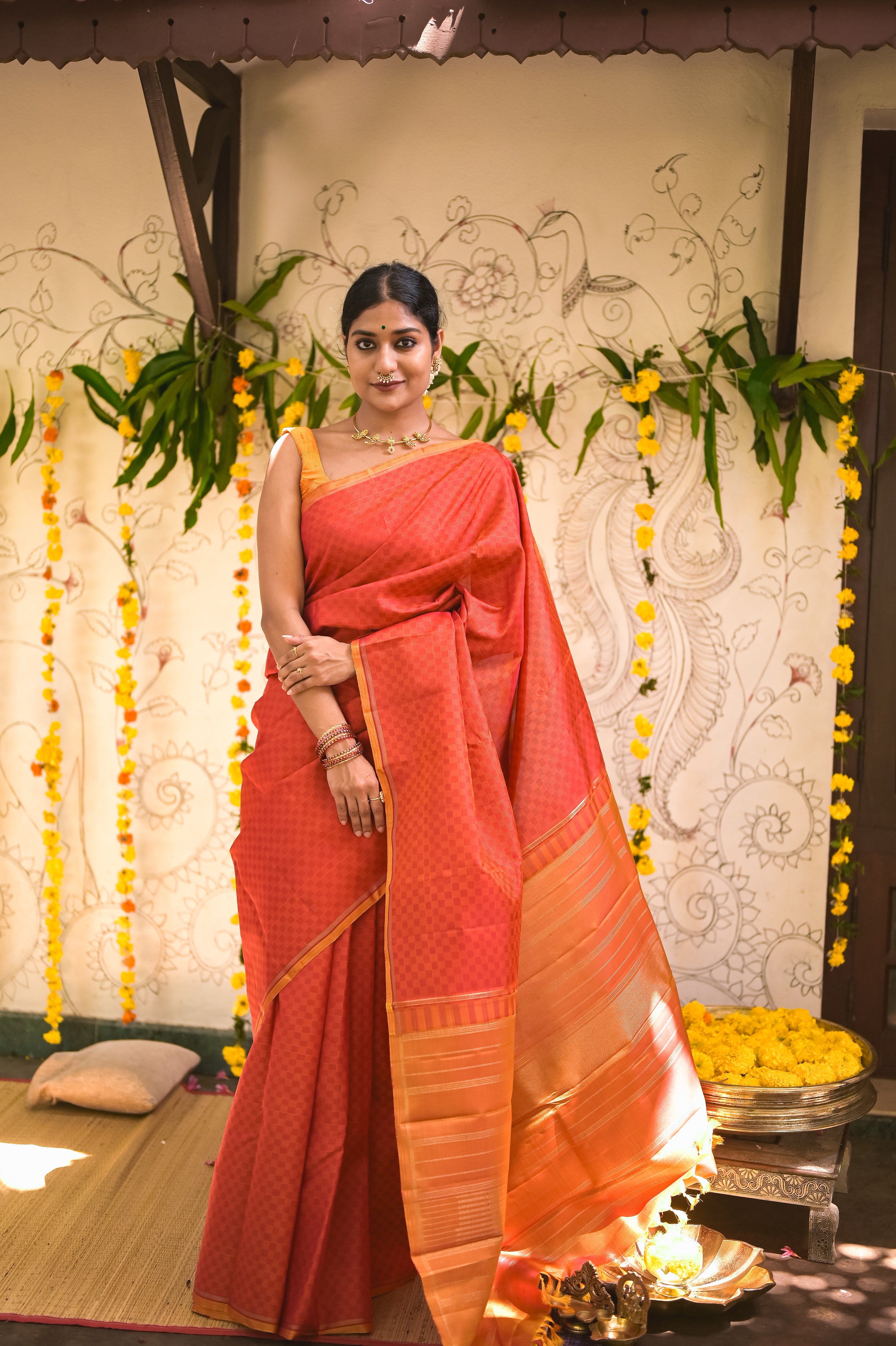 Traditional Paimada Kanjivaram Silk Saree