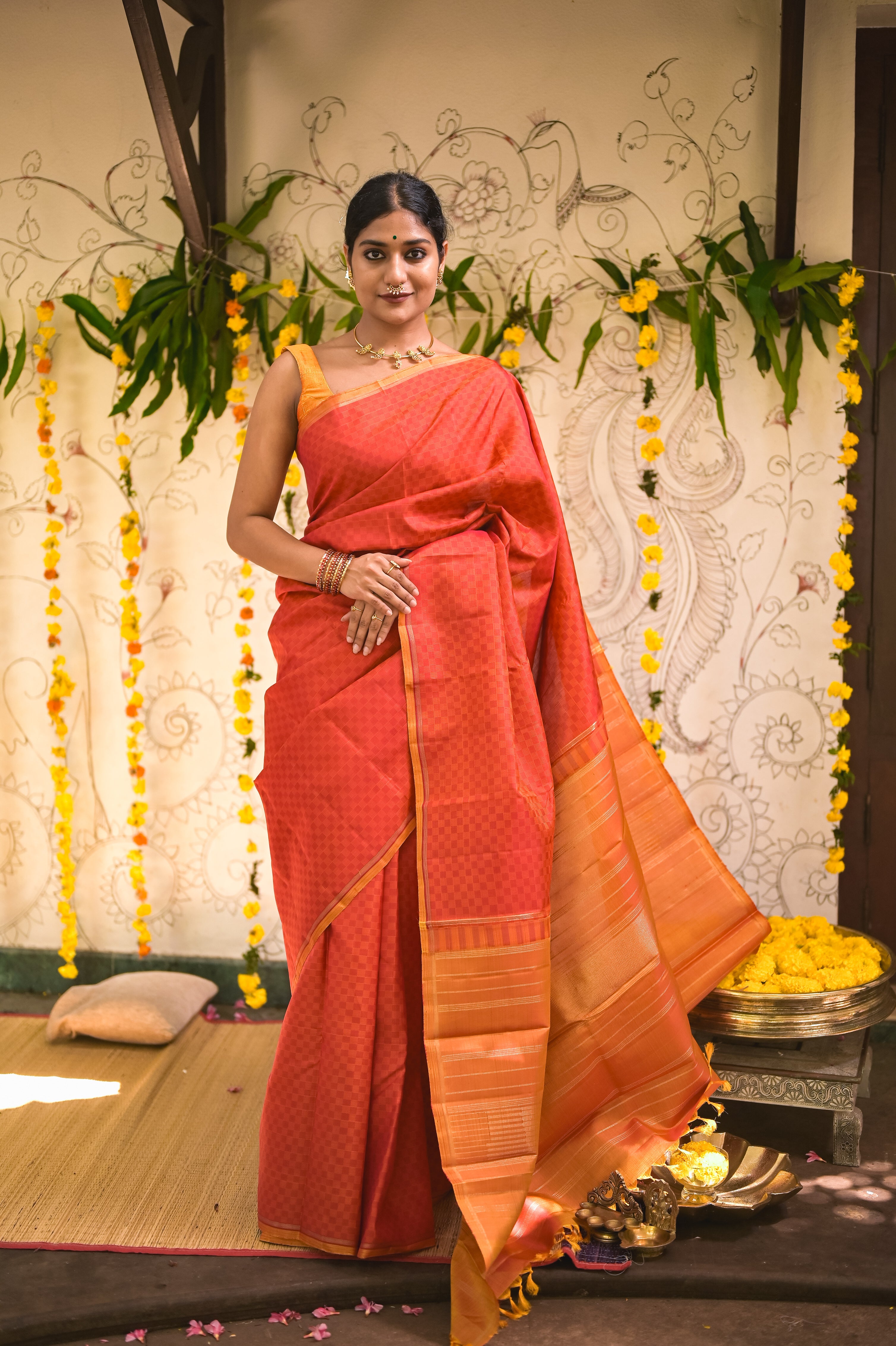 Traditional Paimada Kanjivaram Silk Saree