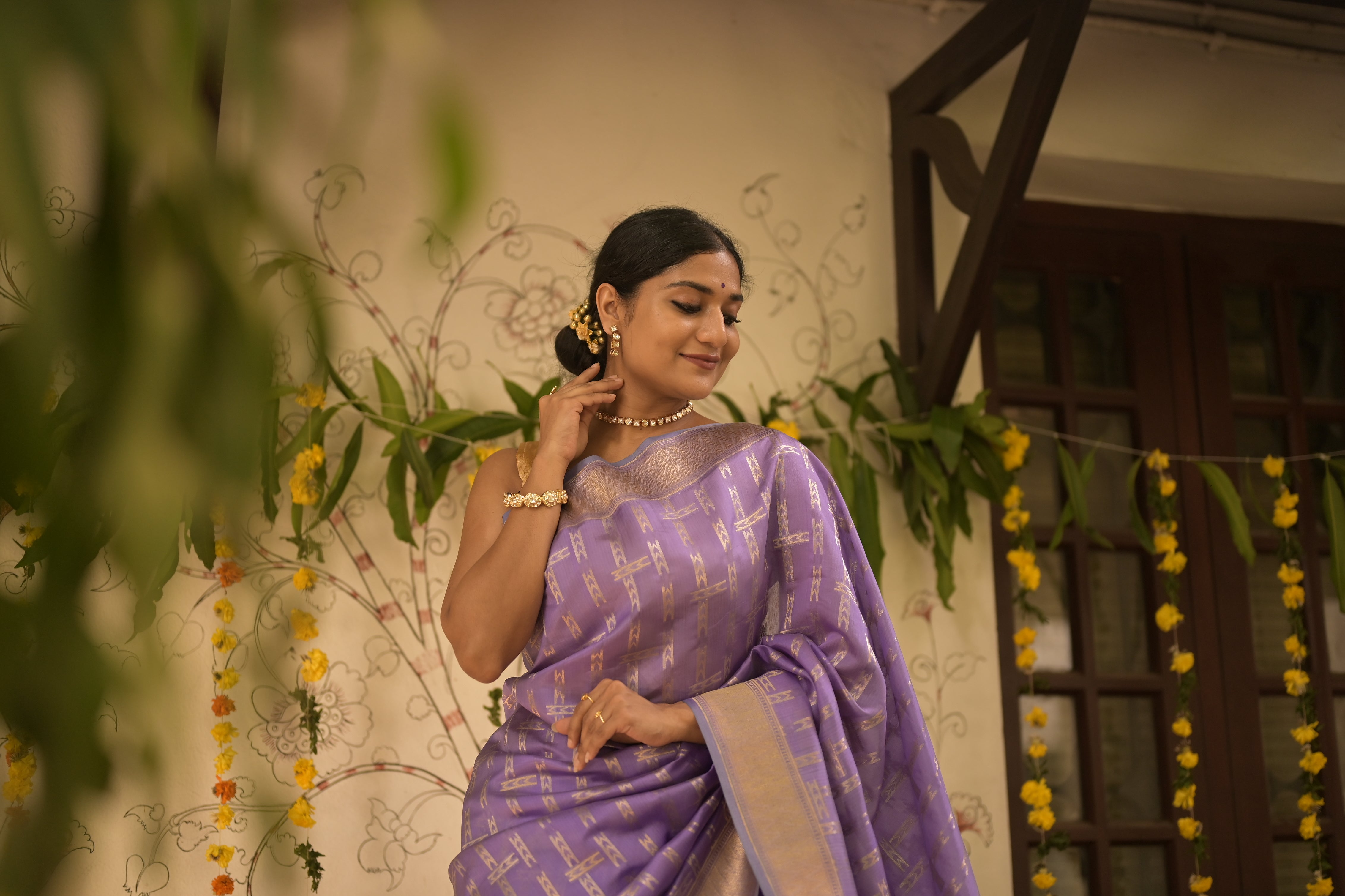 Embrace luxury  handwoven silk saree