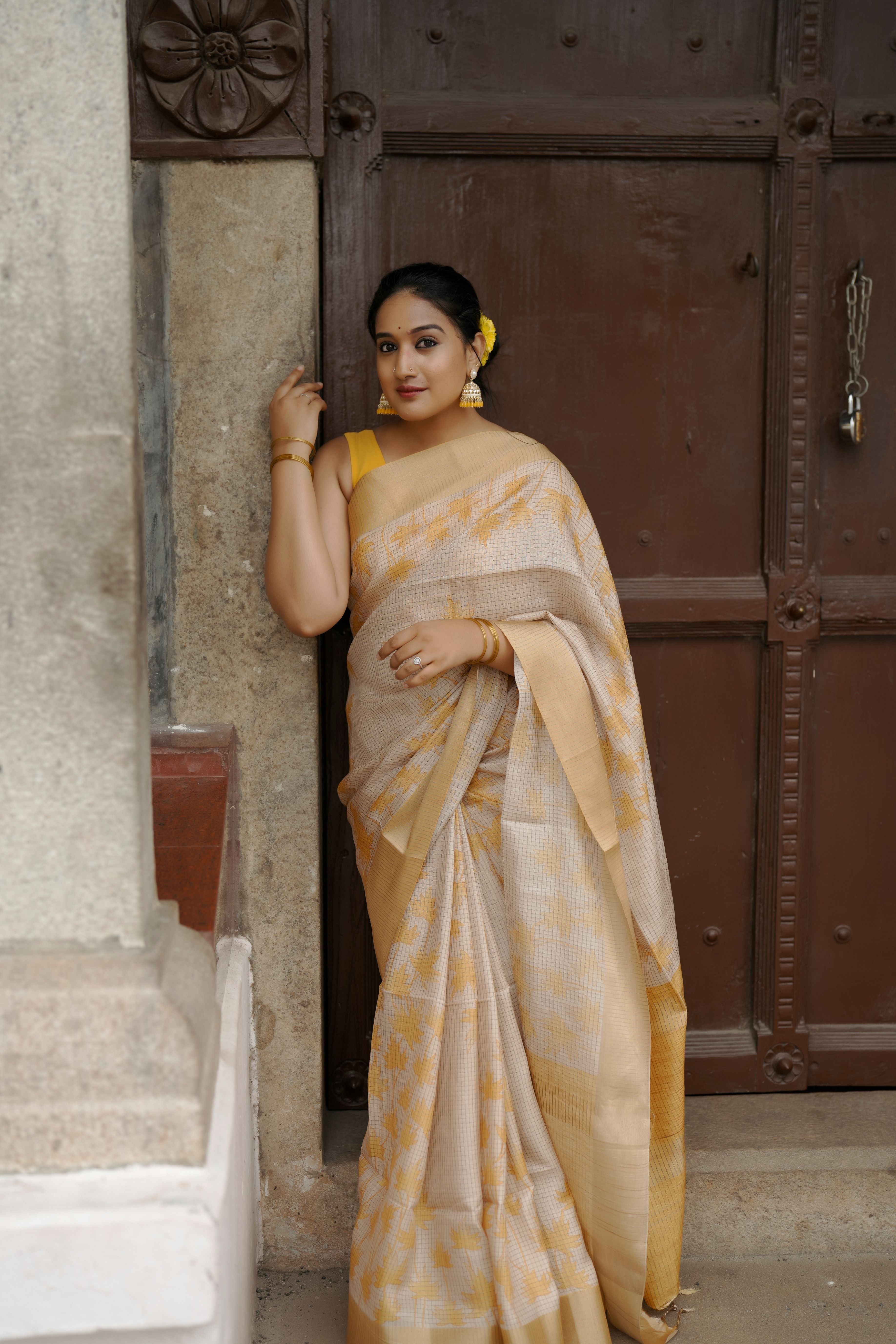 Tissue matka silk sari