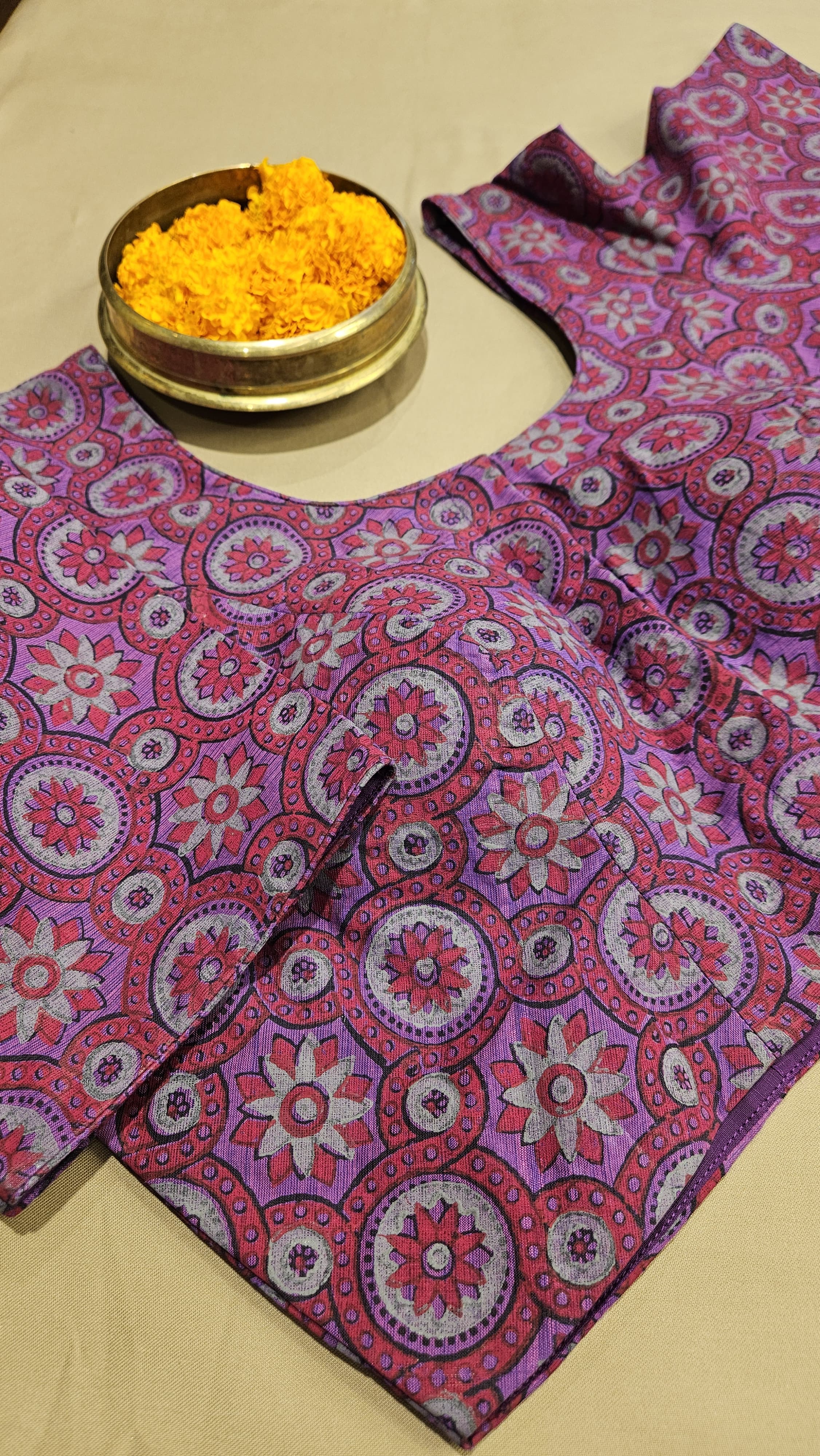 Mangalagiri Ajrakh Blouse