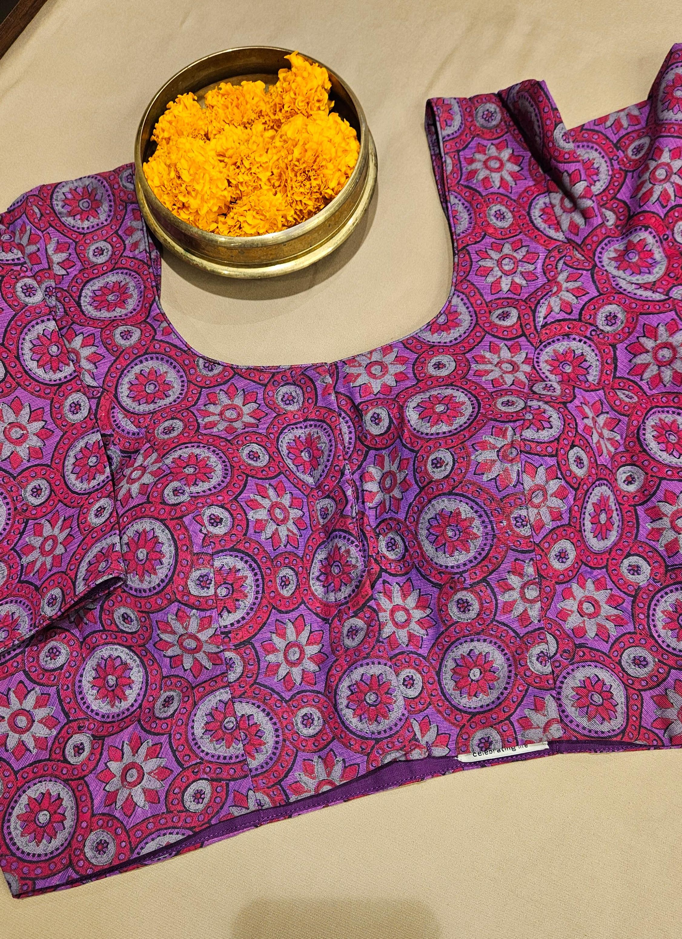 Mangalagiri Ajrakh Blouse