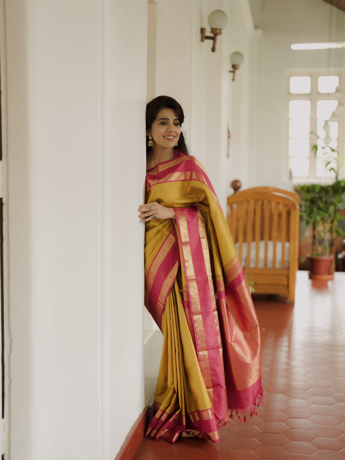 Vintage Kanjivaram Pattu in Korvai