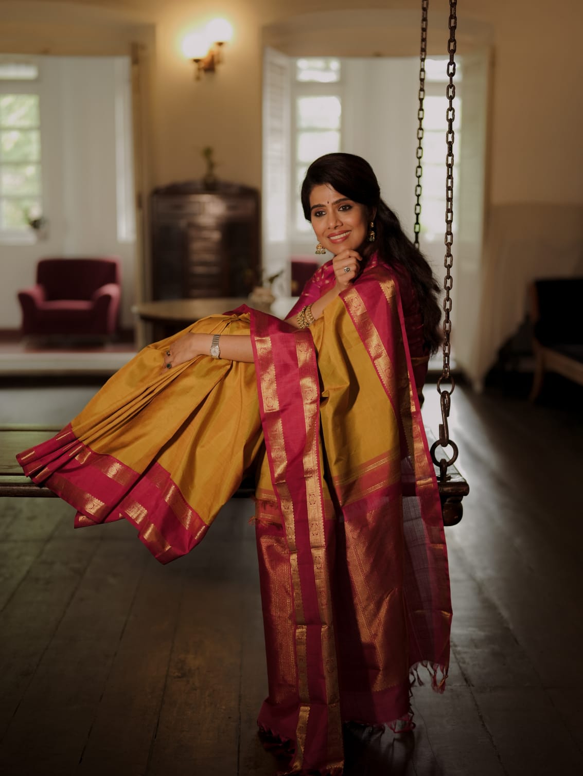 Vintage Kanjivaram Pattu in Korvai