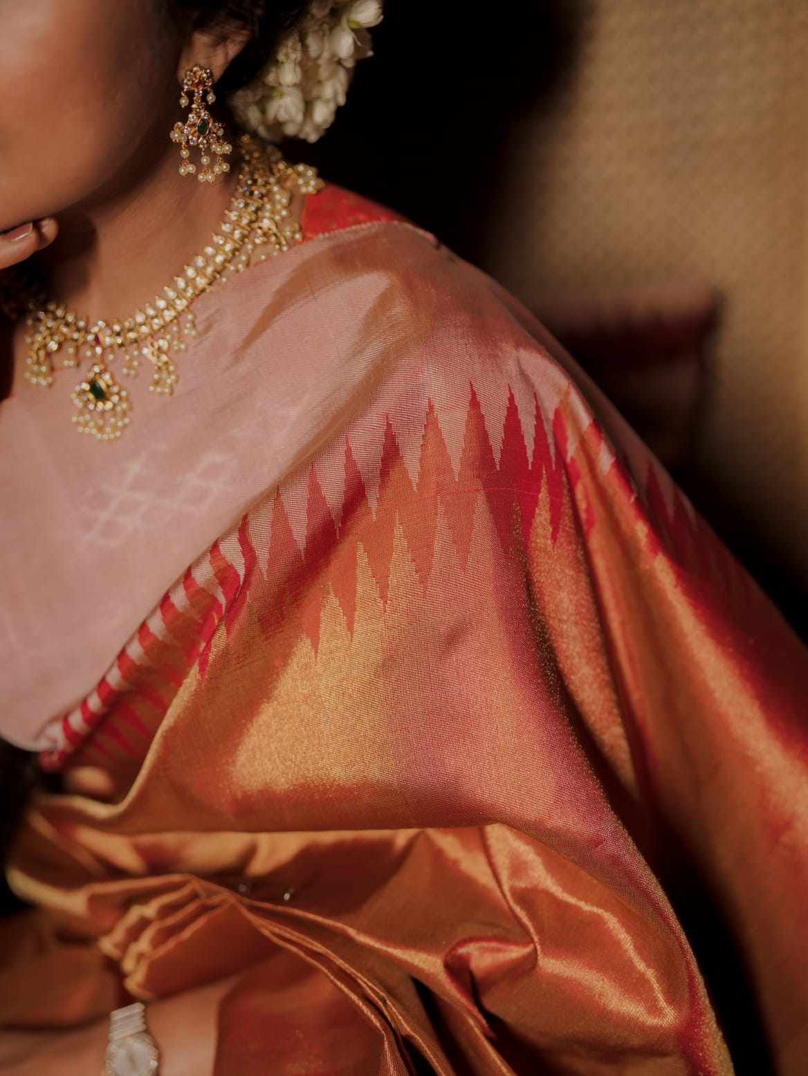 Zari Kanjivaram silk sari