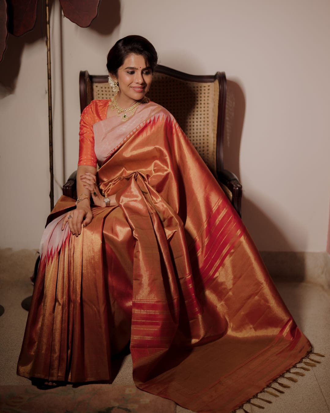 Zari Kanjivaram silk sari