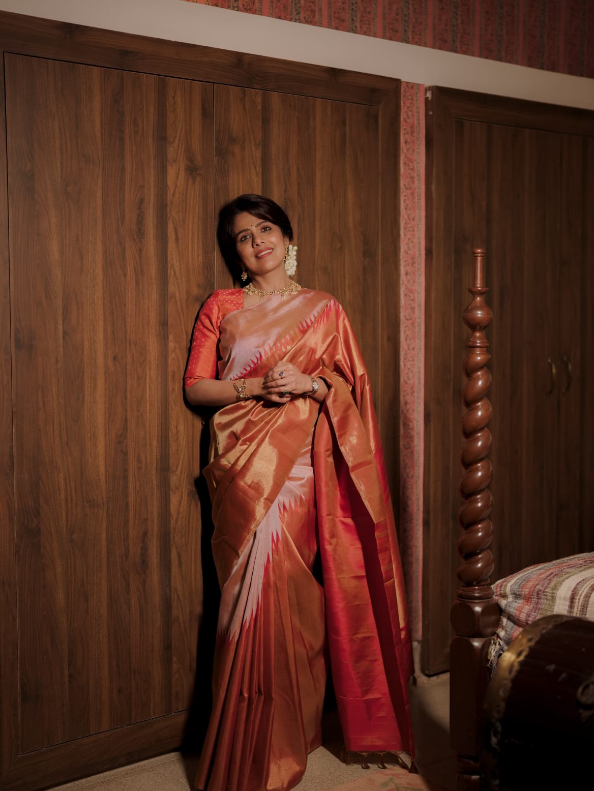 Zari Kanjivaram silk sari