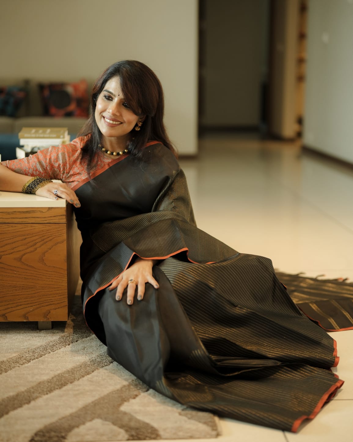 Back Kanjivaram Silk Saree