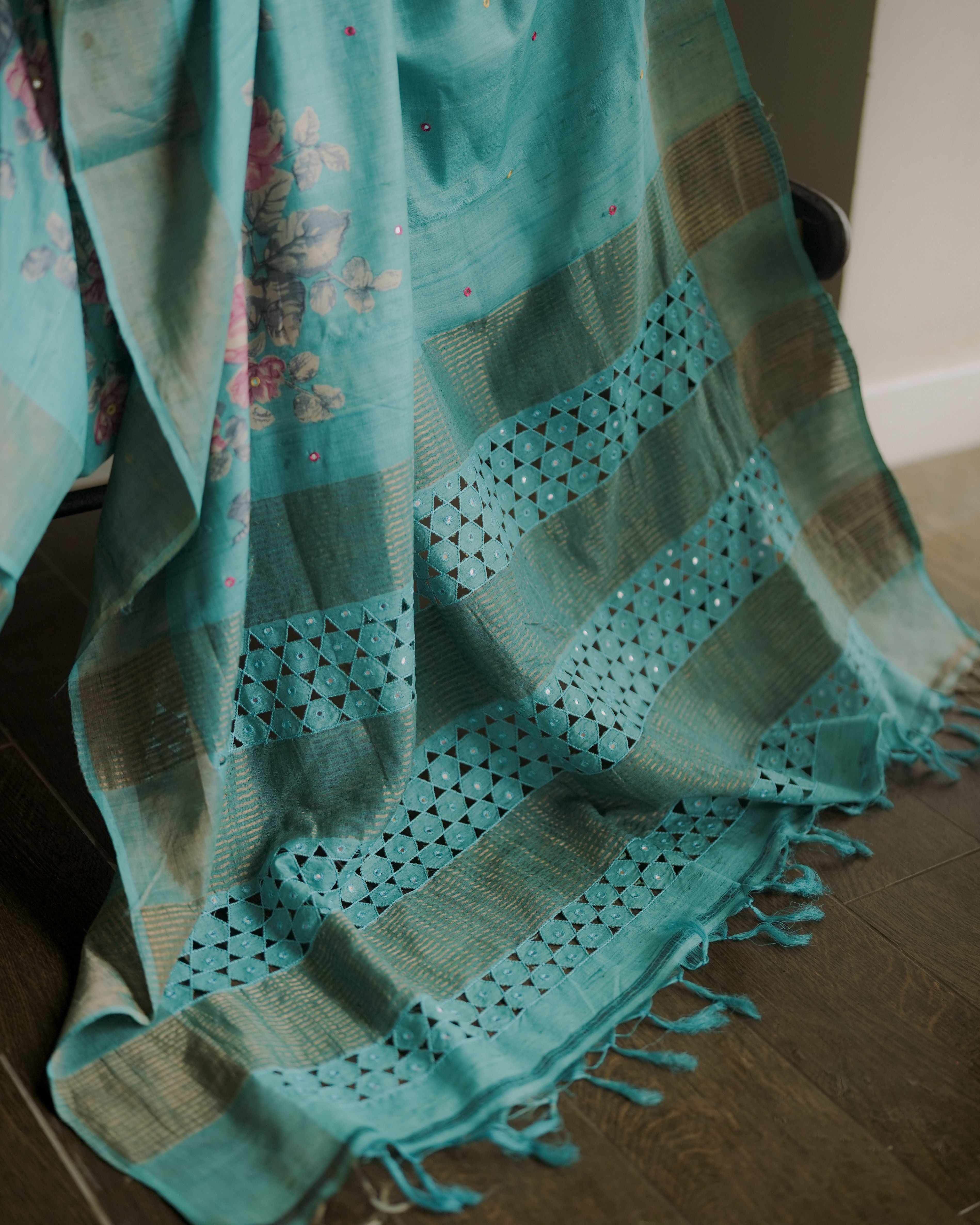 Soft handloom tussar silk