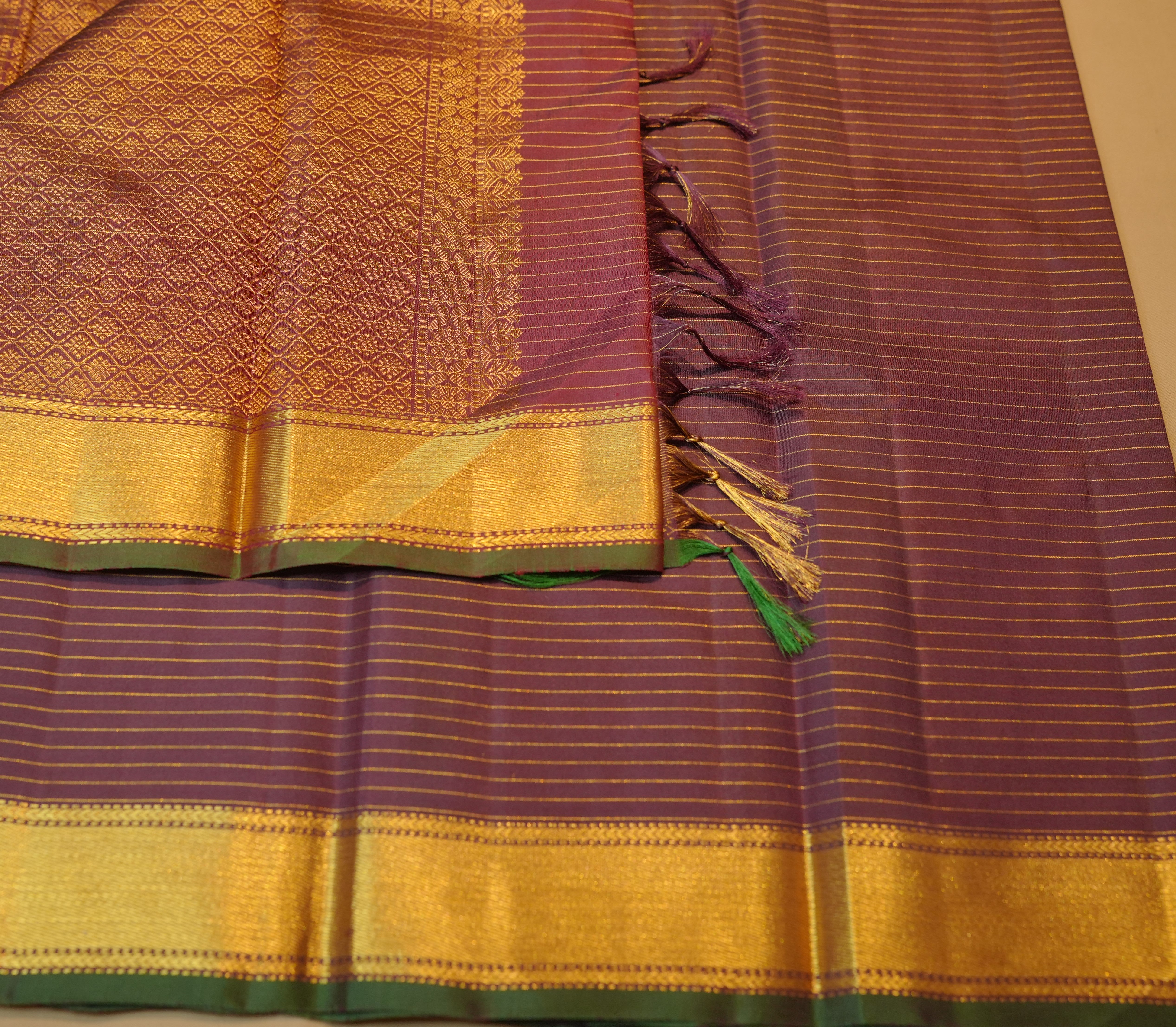 Wine Red Kanjivaram