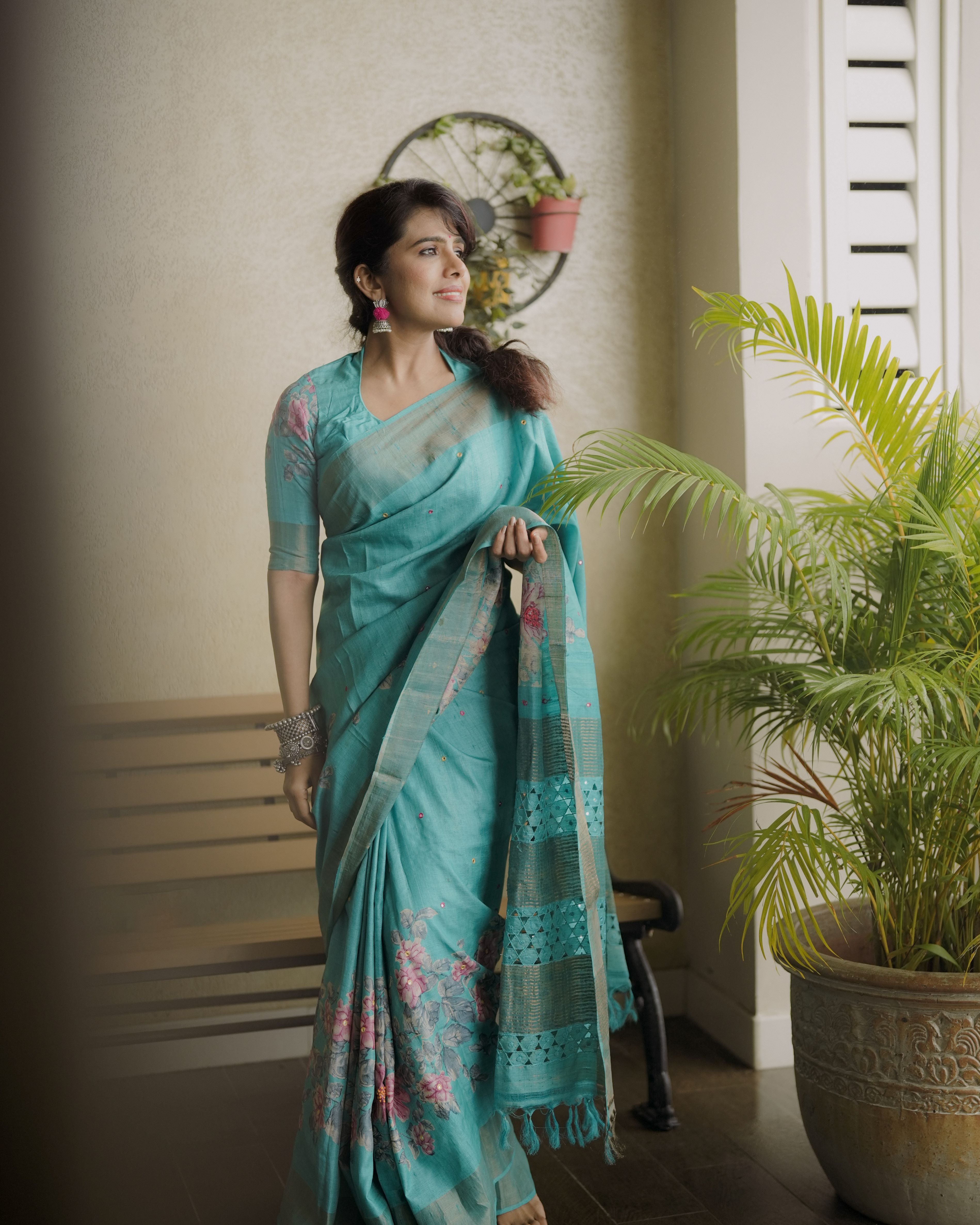 Soft handloom tussar silk