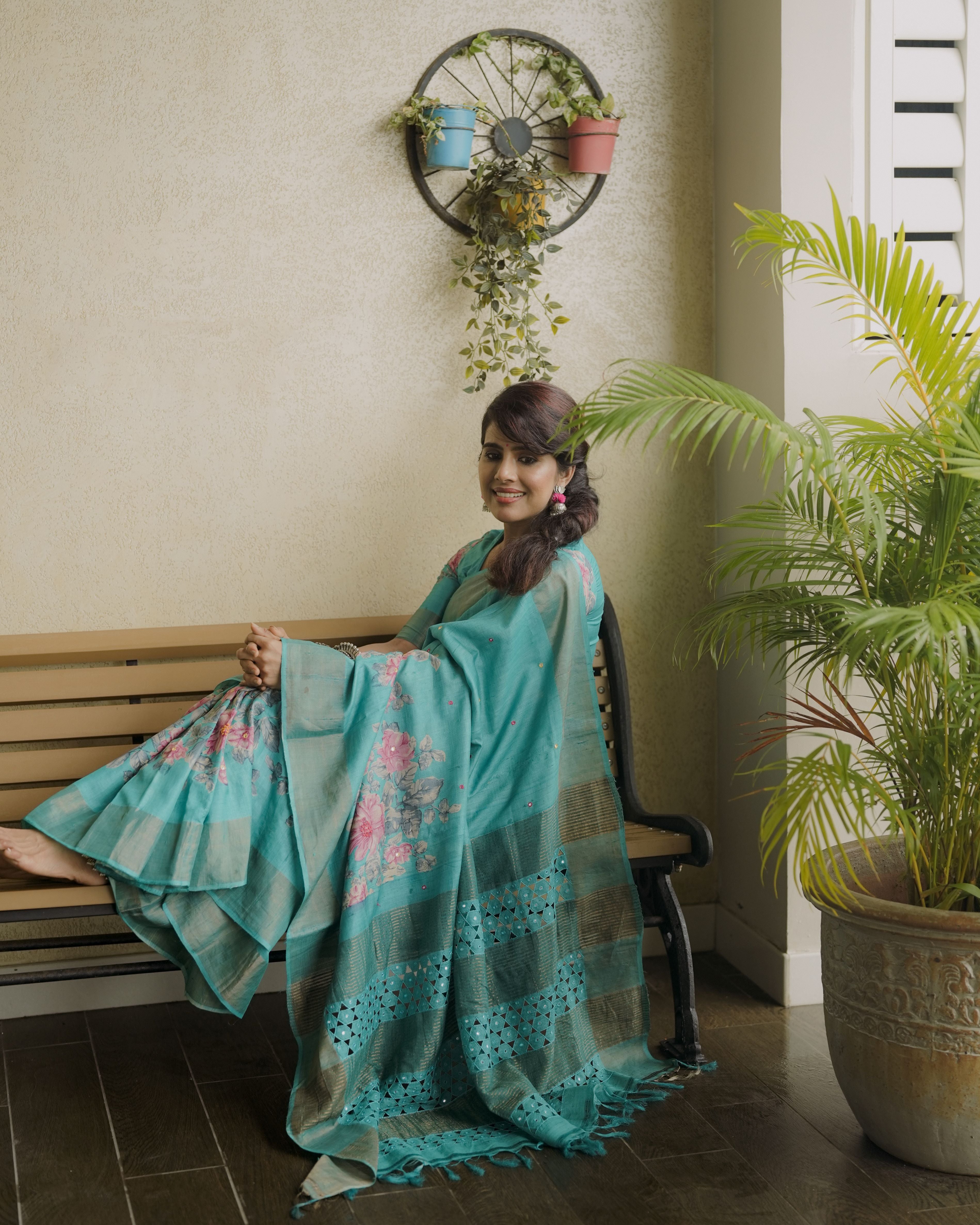 Soft handloom tussar silk