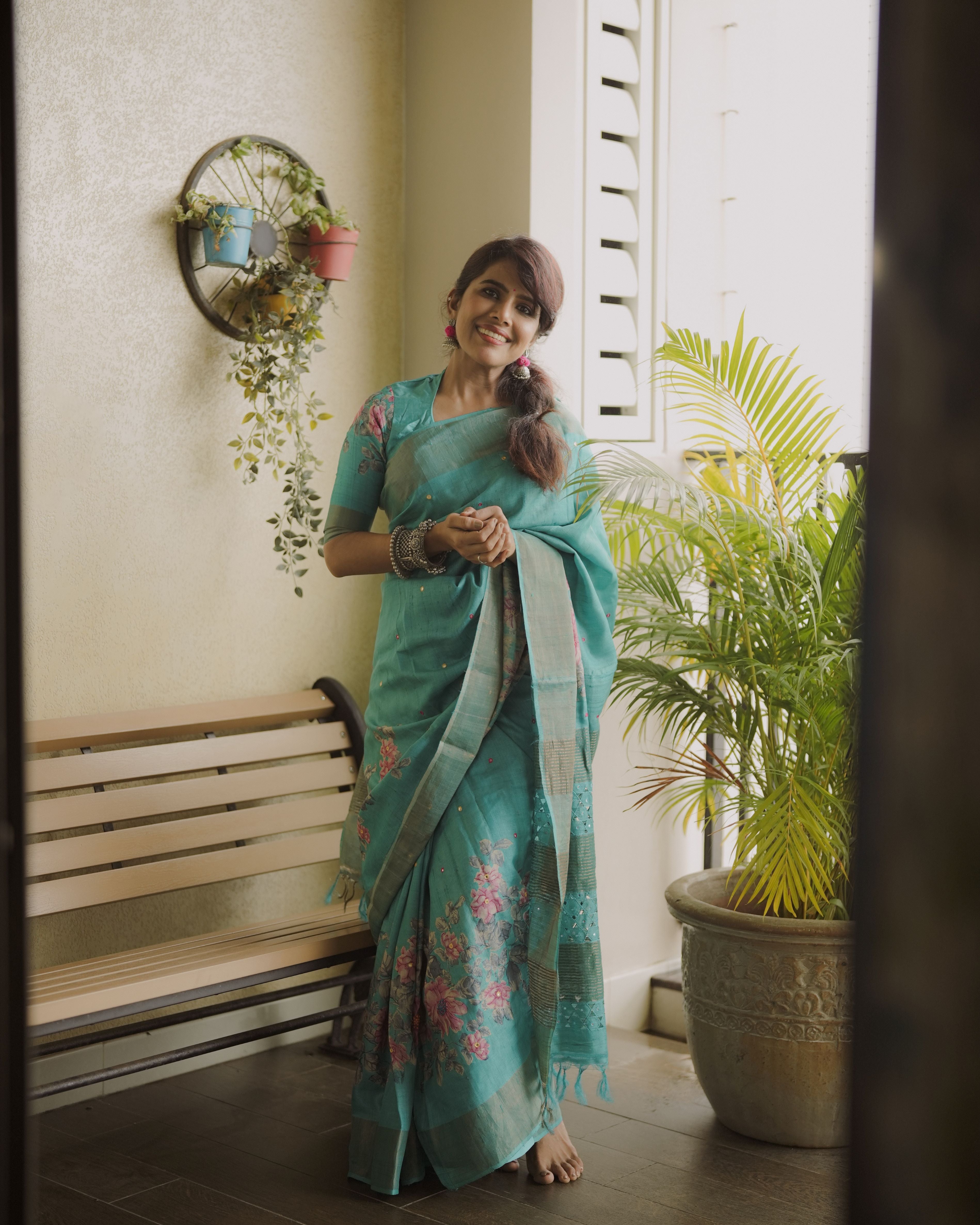 Soft handloom tussar silk