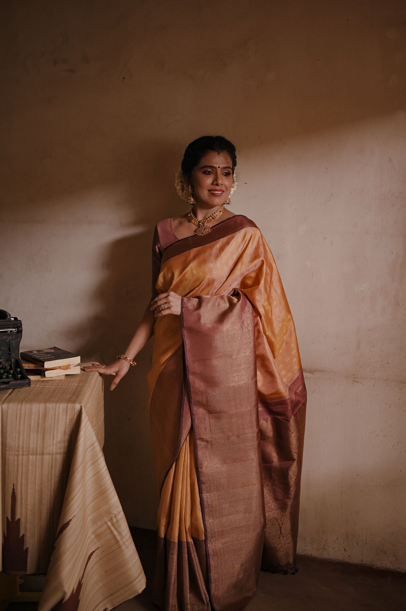 Kanchjivaram silk saree