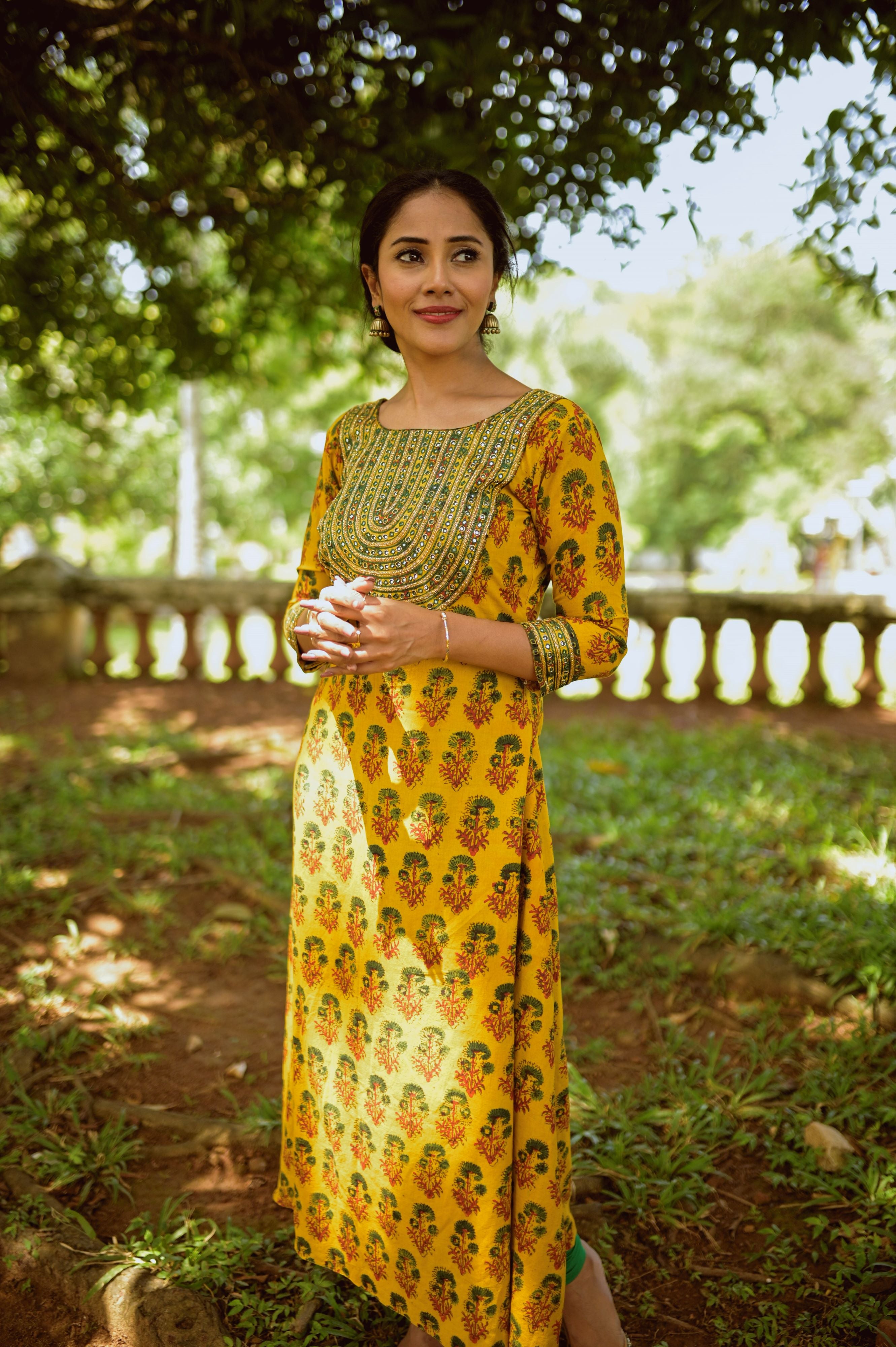 Mustard Marigold Kurti